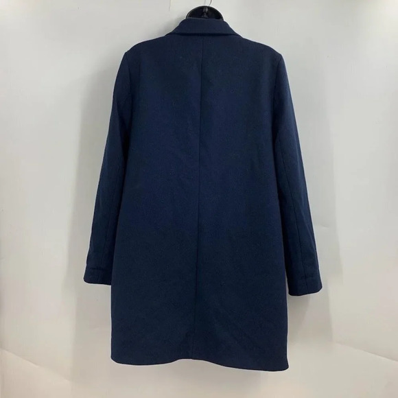 Zara Women's Wool Blend 3 Button Long Sleeve Notch Lapel Twill Jacket Size M - Picture 2 of 11